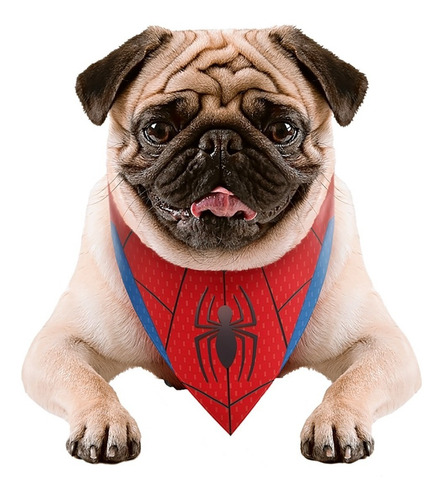 Bandana Para Pet Herois Marvel Oficial Licenciada