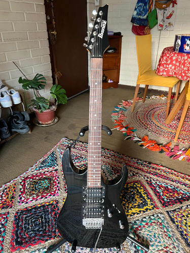 Guitarra Eléctrica Ibanez Gio Grg Negra 24 Trastes