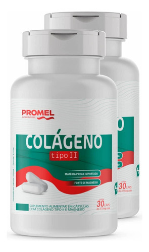 Kit Com 2 - Colágeno Tipo Ii 30 Cápsulas Promel
