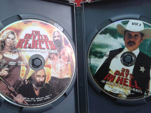 Rob Zombie-coleccion-house 1000 Corpses-devils Rejects-dvd