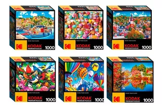 Pack X 6 Puzzles Rompecabezas 1000 Piezas Kodak