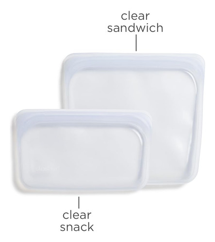 Bolsas De Almacenamiento Reutilizables De Silicona Paquete 2