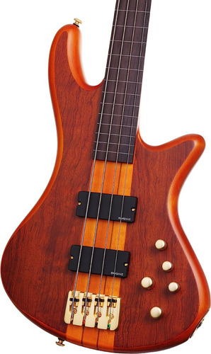 Bajo Eléctrico Schecter Stiletto Studio 4 Color Naranja Orientación De La Mano Diestro