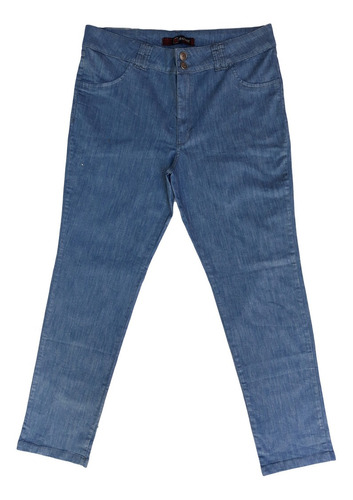 Calça Jeans Feminina Cintura Alta Ref 96 Plus Size 54 E 56