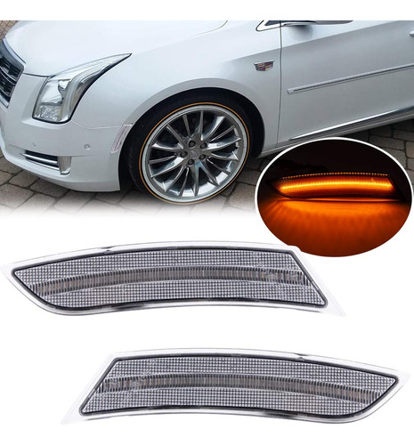 Lampara Led Repuesto Cadillac Xts Lente Transparente Ambar