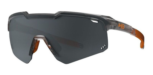 Oculos Para Ciclismo Hb Shield Road Onyx Cinza E Laranja