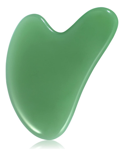 Herramienta Gua Sha Jade Para Masaje Facial Y Corporal