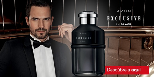 Perfume Spray Exclusive Black For Men 100ml Avon