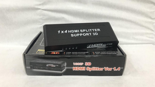 Splitter Hdmi 1x4 Full Hd 1080p 3d C/fuente