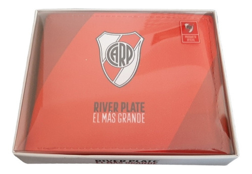 Imagen 2 de 8 de Billetera Pu River Plate Oficial Tarjetero Regalo Millonario