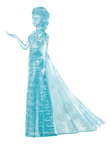 Puzzle De Cristal 3d Disney Frozen - Elsa 32 Piezas +12 Años