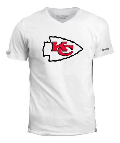 Camiseta Estampada Kansas City Chiefs Nfl Hombre Ivk  