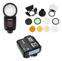 Comprar Ki Flash Godox V1-s + Ak-r1 + Radio Flash X2t  Para Sony