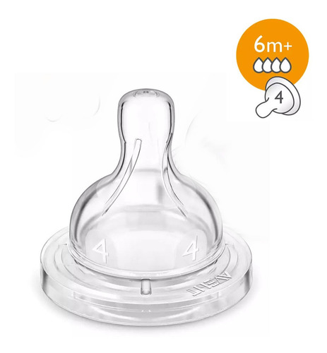 Imagen 4 de 7 de Set De Mamaderas Y Tetina Philips Avent Scd809/35