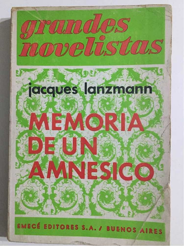 Memoria De Un Amnésico (Usado)