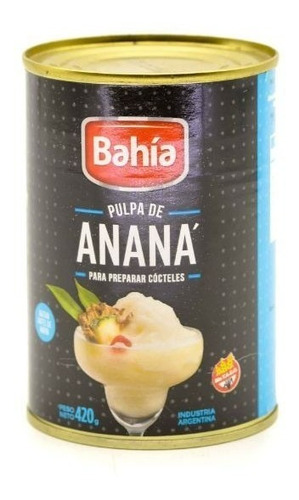 Pulpa De Anana Para Coctel. Bahia X 420g. (pack X 6)