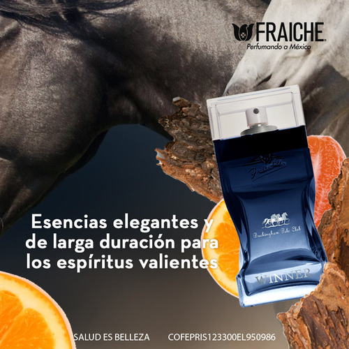 Fraiche Polo King O Winner: Perfume, Body, Vela, Desodorante