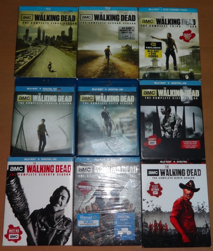 The Walking Dead Blu-ray Pack 9 Temporadas Originales De Usa