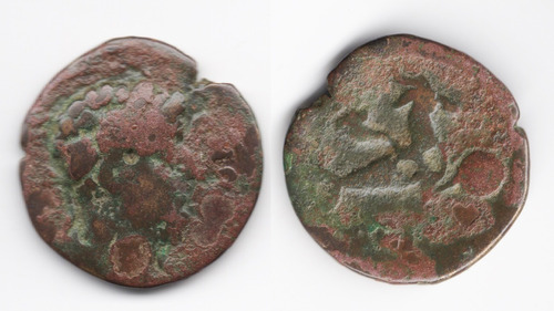 Moneda Romana Commodus Ae23 Bronce, Años 180-192 D C. L30