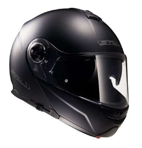 Casco Rebatible Con Lentes Ls2 Ff325 Strobe Matt Black Mate