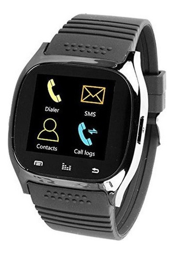 Supersonic Bluetooth Smart Watch Black Cada Uno