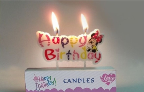 Vela De Cumpleaños Minnie Mouse