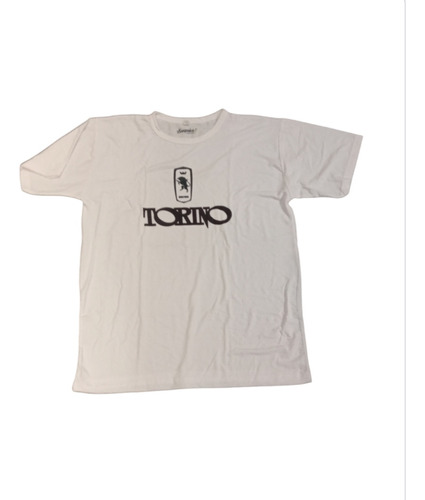 Remera Blanca De Modal Torino Manga Corta