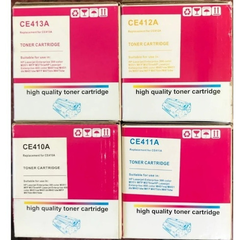 Pack Toner 305a / Ce410a - Ce411a - Ce412a - Ce413a