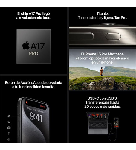 Apple Iphone 15 Pro 512 Gb Azul Open Box Azul (Reacondicionado)