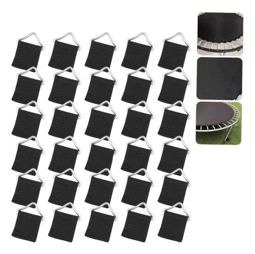30 Piezas De Trampolín Anillos Triangulares Con Hebilla