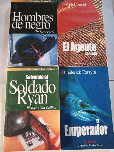 Pack4.soldadoryan/agente Secreto/emperador/hombs De Negro