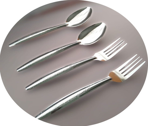 Tenedores 12 Y Cucharas 12 Cubiertos De Mesa Set 24 Pzs
