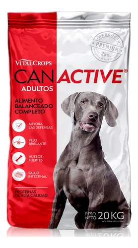 Alimento Perro Canactive Adultos X 20 Kg