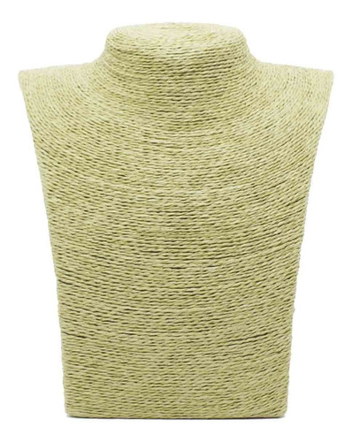 Busto Mdf Revestido Em Sisal 27 X 20 Cm