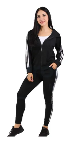 Conjunto Pans Dama Negro Pans Jogger Ropa Deportiva Mujer