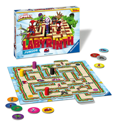 Labyrinth Junior Game Ravensburger Spidey Y Su Increíble Pad