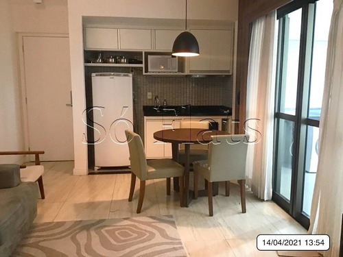 Imagem 1 de 15 de Flat Alto Padrão No Brooklin Com 02 Dorms - Sf34307