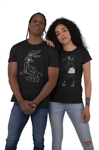 Polera Para Parejas Día De Los Enamorados Bugs Bunny