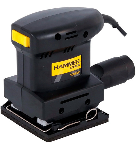 Lixadeira orbital Hammer GYLO200 preta 135W 110V