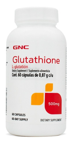 Gnc Glutation 500 Mg - Sin Sabor 60.00 Cápsulas