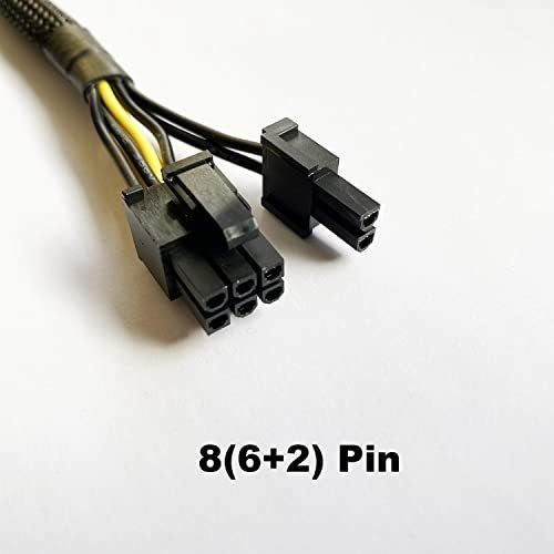 Amangny Gpu Vga Pci-e De 8 Pines Hembra A Doble 8 (6+2) Pine