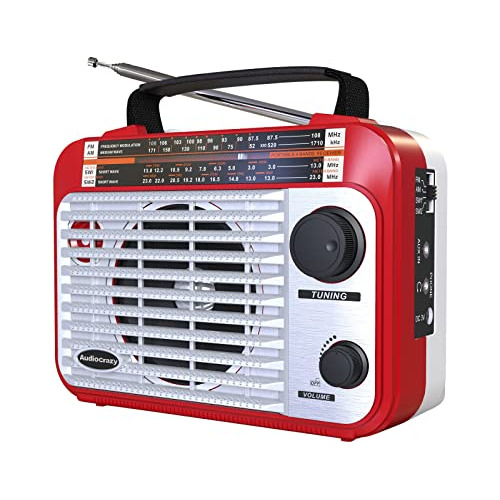 Radio De Transistor Am/fm/sw12, Radio De Onda Corta, Op...