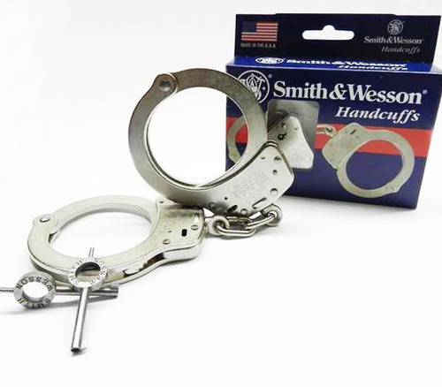 Imagen 3 de 9 de Esposas Policía Smith & Wesson Mod. 100 Gratis Par Llave