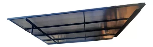 Toldo Cristal Transparente Cerramiento Pvc Enrollable Manual - $ 5.499