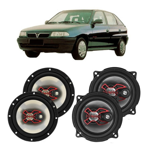 Alto Falante Bravox Gm Astra 1995 A 1998 200w Rms Automotivo