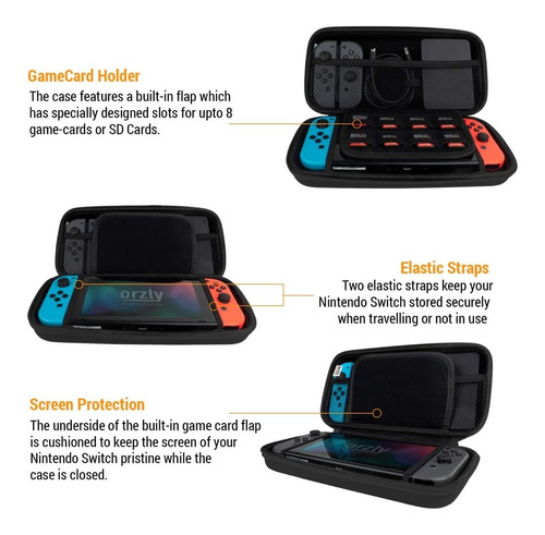 Imagen 4 de 5 de Estuche Para Nintendo Switch Protector Portatil