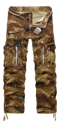 Pantalones Cargo Para Hombre, Pantalones Tácticos De Camufla