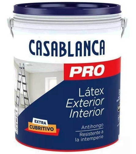 Pintura Casablanca Pro Latex 20 Lt Interior Exterior