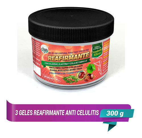 Gel Reafirmante Anti Celulitis Abdomen Piernas Brazos Nagir