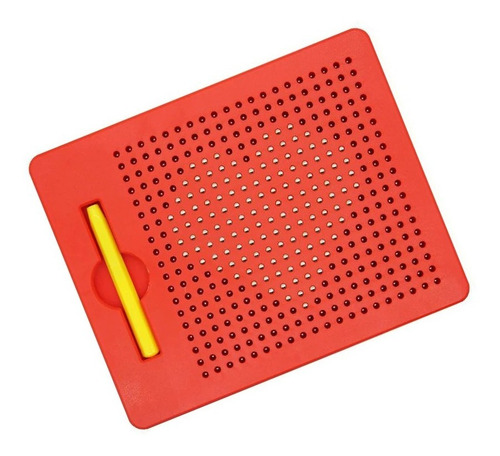 Juego Tablero Y Lapiz Magnéticos Braintoys Imapad Mini Rojo